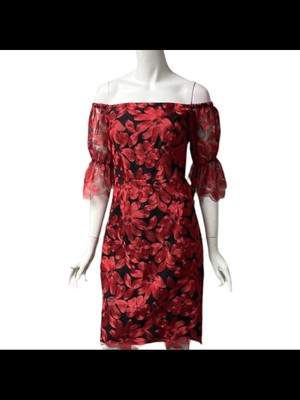 

Женское вечернее платье-футляр TRINA TURK с черной подкладкой и рукавом 3/4 до колена, Черный