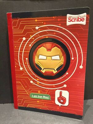 Marvel Avengers Scribe Bound Composition Graph Grid 3/16'' 100 sheet Notebook NEW