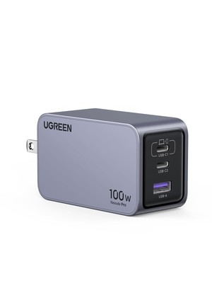Ugreen Nexode Pro Charger 100W 3 Ports Small And Lightweight [Cenozoic Ga No.148