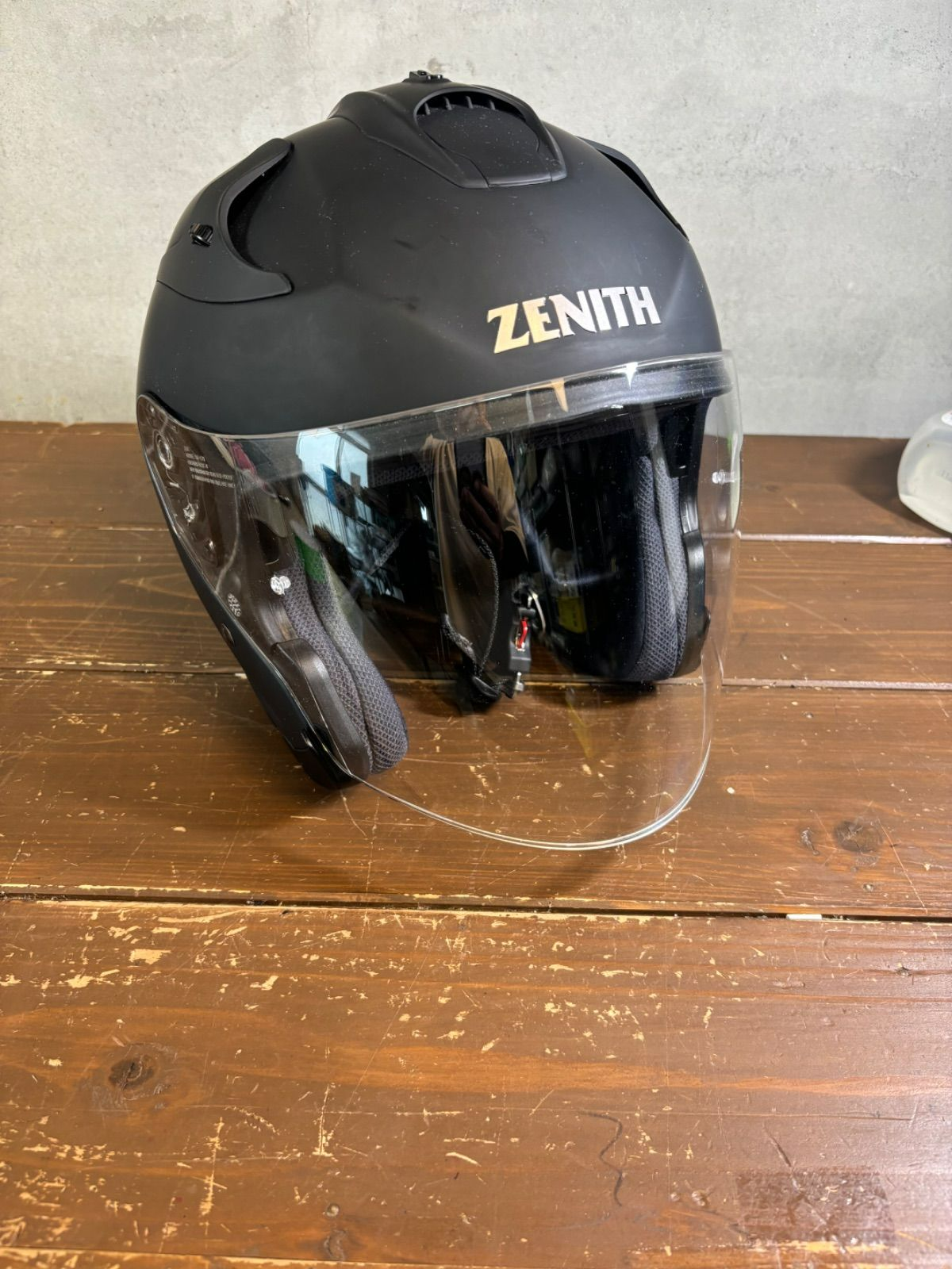 ZENITH YJ-17 Matte Black Helmet XXL Full Face for Motorcycle