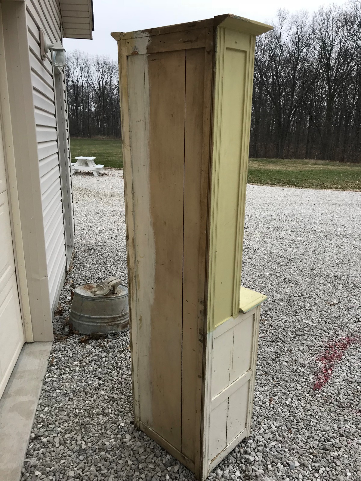 Vintage Antique Primitive Apothecary Medical Dental Cabinet Wood Furniture
