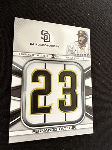 FERNANDO TATIS JR. 2022 Topps Commemorative Jersey Number
