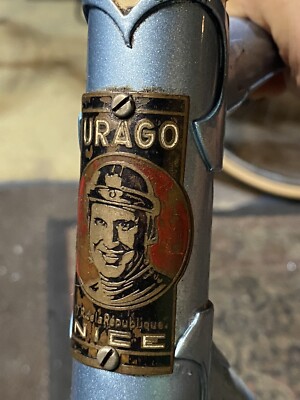 Urago Racer  Frameset Prewar 1930s France  54 x 56cm with Stronglight  Used