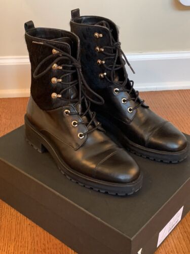 Massimo Dutti Combat Boots, Leather + Removable Shearling Massimo Dutti Combat Boots, Leather + Removable Shearling