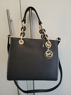 NWT Michael Kors Cynthia Leather Satchel Handbag with Dust Bag