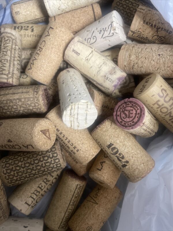 Lot Of 50 Real / Natural Used Wine Corks No Plastic  Arts & Crafts Diy
