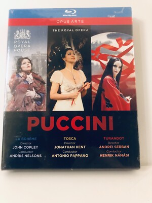 Puccini: La Bohème / Tosca / Turandot (Blu-ray) Royal Opera NEW SEALED