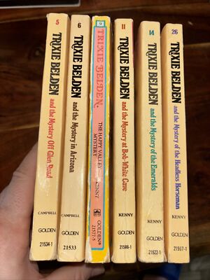 Trixie Belden Mystery Golden PB Book Choose Your Volume 5, 8, 9, 14, 26, 33