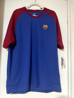 Nike Original Vintage Barcelona T-Shirt Jersey Adult XL Size.