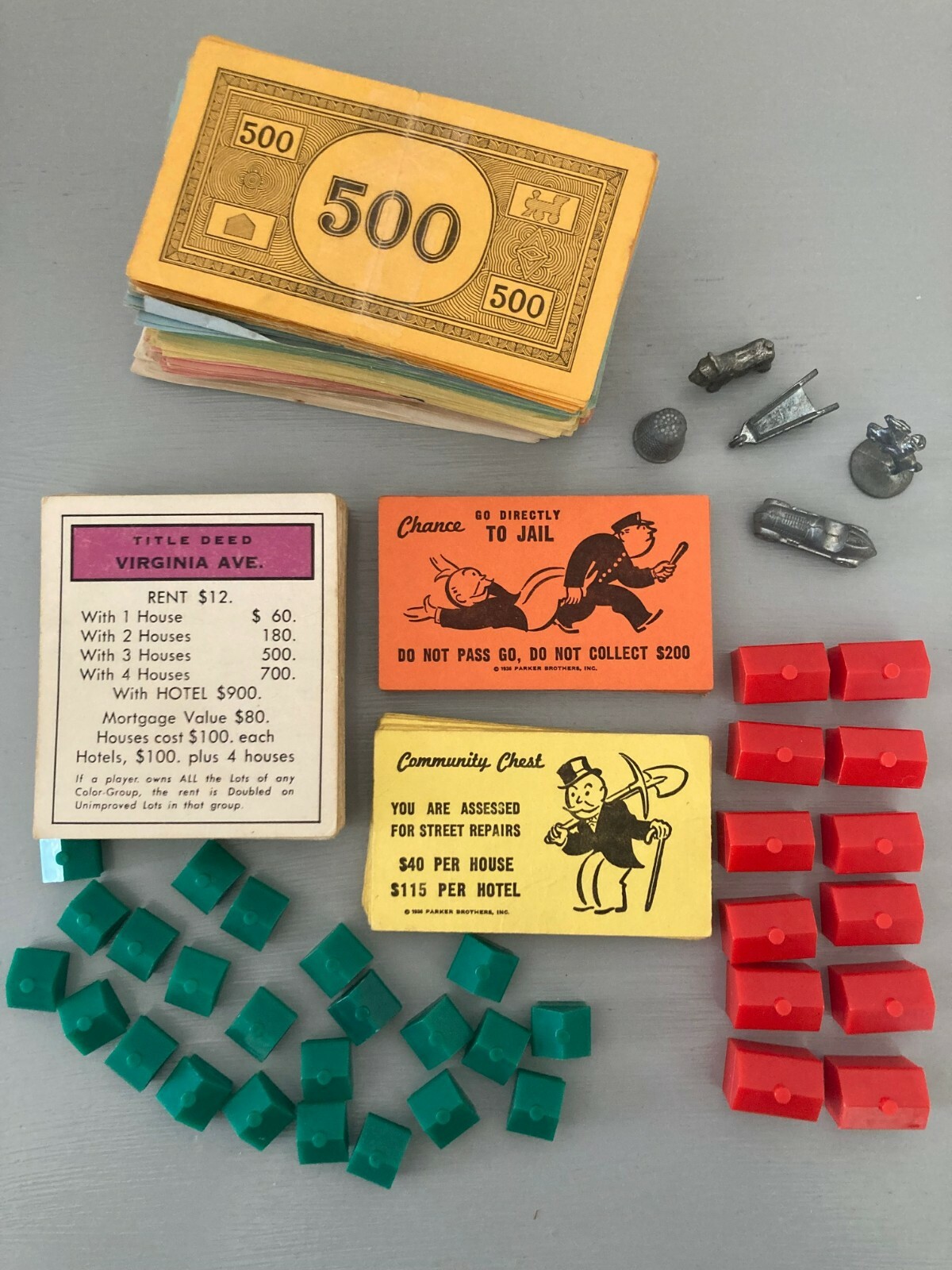 Monopoly Replacement Pieces from the 1970s | eBay