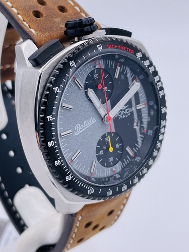 Pre-owned Mondia Watch  Bolide Chrono 1 25/32in Steel Skin Mi800ak/370 On Sale
