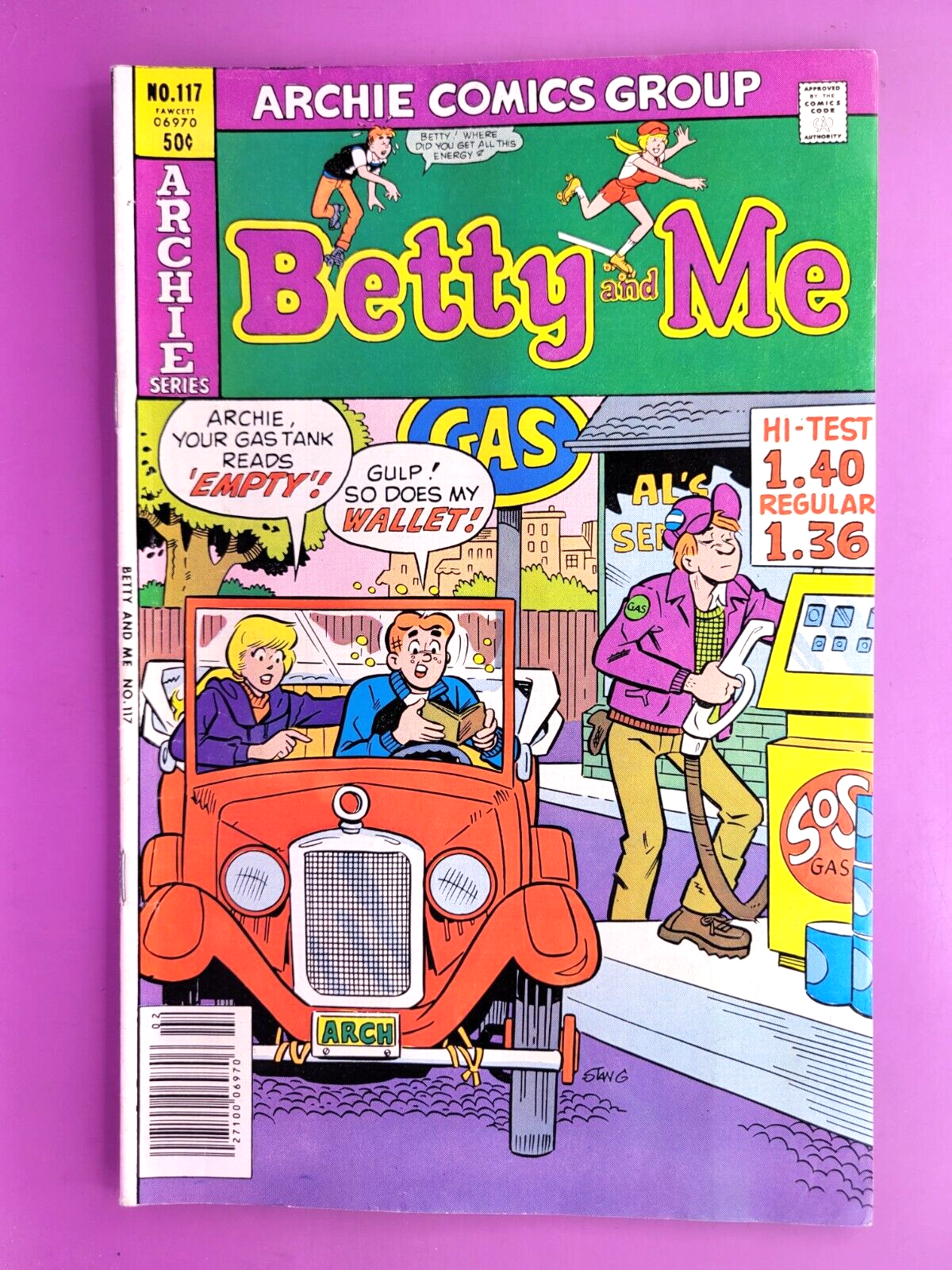 【稀少】REVISED JACK & BETTY BETTY AND ME #117 VG(LOWER GRADE) 1984 COMBINE SHIPPING