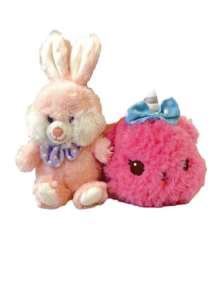 Num Noms PINKY PUFFS PINK COTTON CANDY CHARACTER 9'' Plush +Hug Fun Rabbit Toy