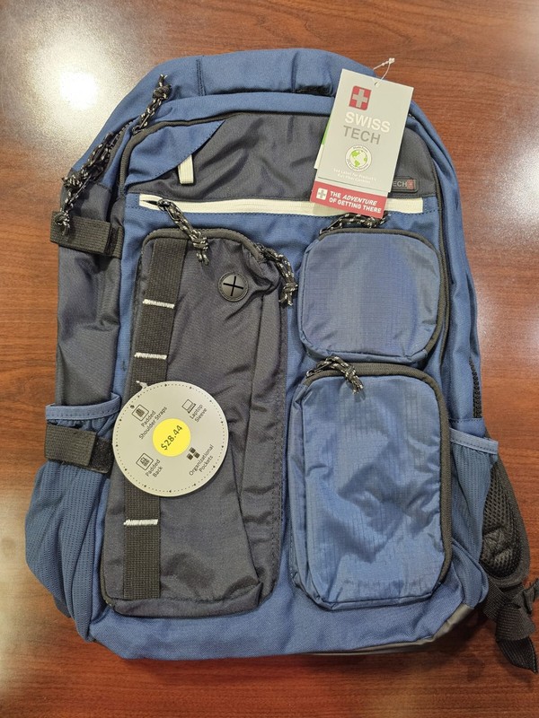 SWISS TECH+ lucerne Backpack, 34 Liters, 18.9 x 112.7 x