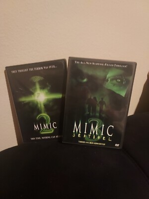 Lot Of 2 Dvds Mimic 2, & 3 Pre-Owned Tested Working Great Condition Good Movies 