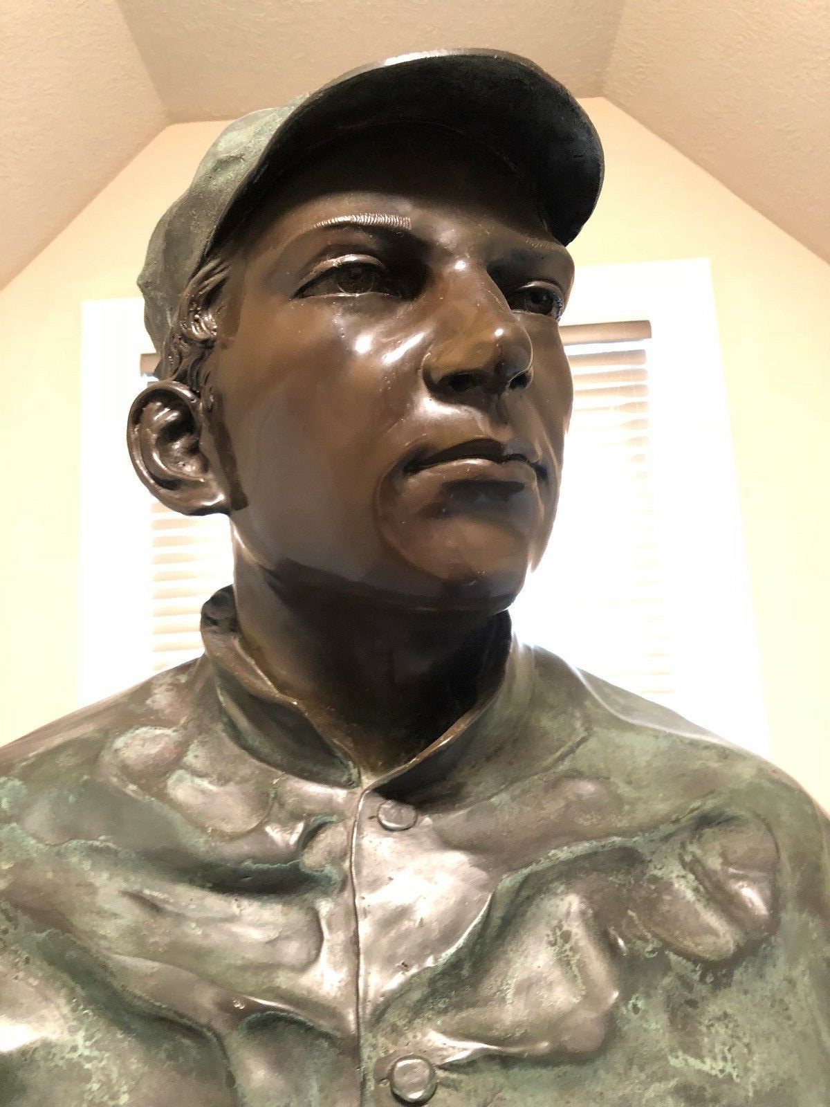 Full size Bronze Baseball Player