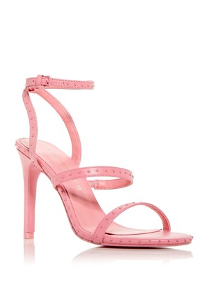 

KURT GEIGER Женские кожаные босоножки на каблуке с розовым ремешком Portia Drench Stiletto, Розовый, 8881698109