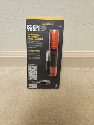 Klein 56411 Rechargeable Waterproof LED Pocket Light with Lanyard