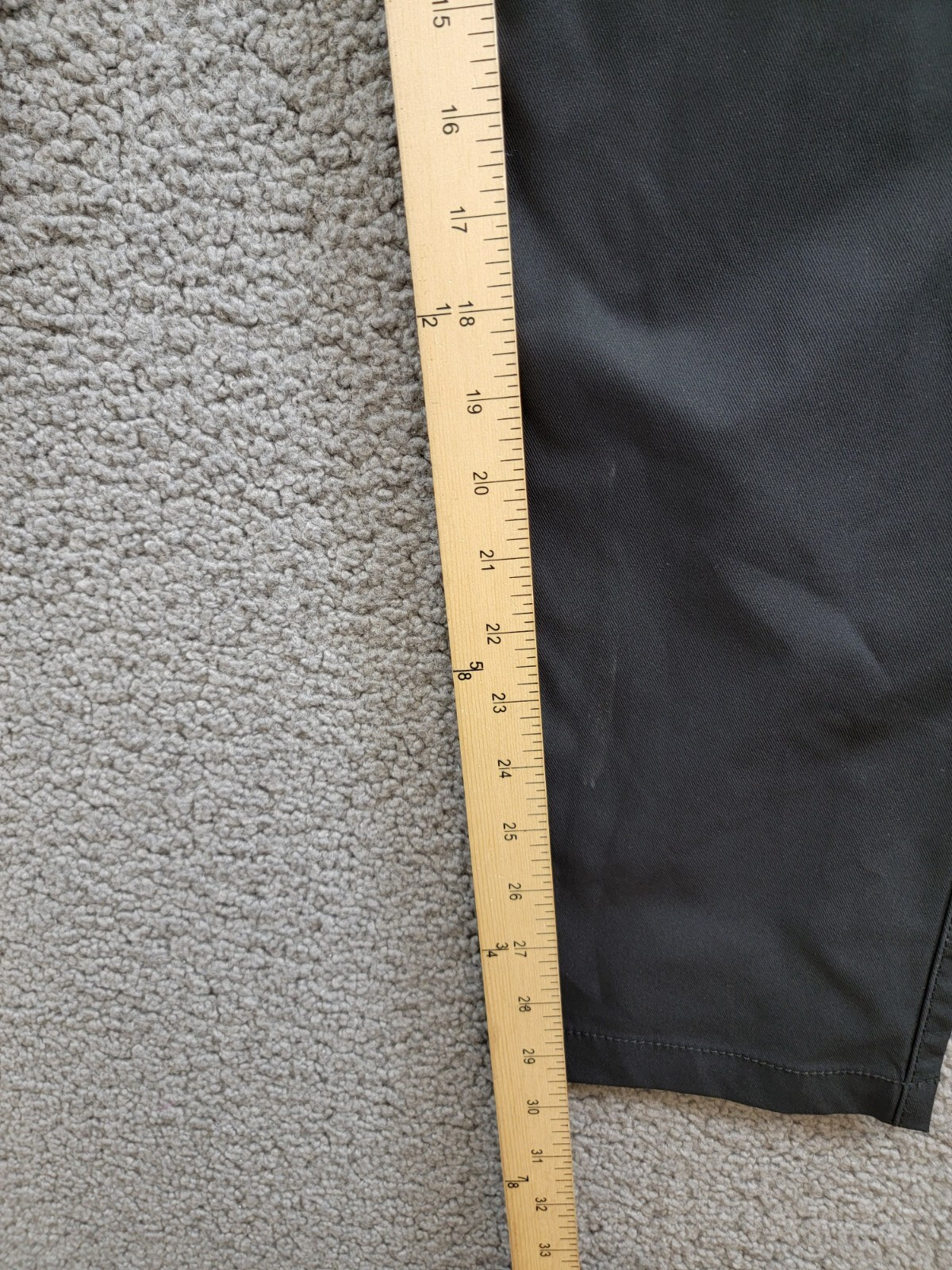 BASS OUTDOOR Straight-Fit Traveler Pants Men's 30 Caviar Zip Pockets Button Zip - Picture 7 of 19
