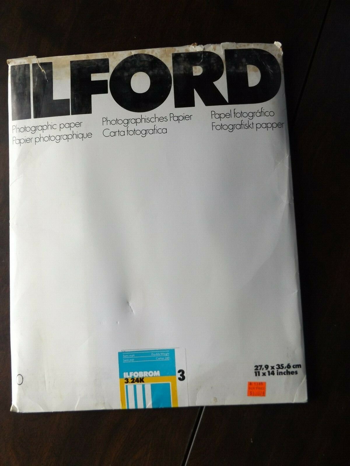 14 LOT Ilford Multigrade III RC Deluxe Photo Paper 11x14, 8 Sheets & 6 Ilfobrom