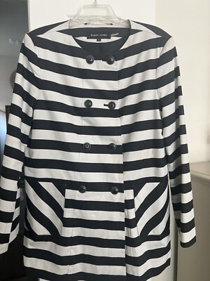 Stunning black-and-white jacket, Size XL, By Black rivet