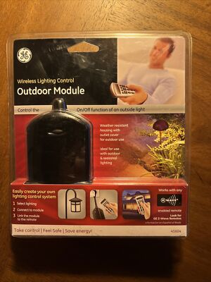 GE 45604 Outdoor Module Wireless Lighting Control - New Free Shipping!