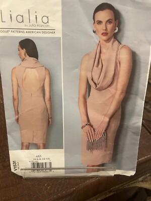 Lialia for Vogue Ladies Dress Pattern 1531 uncut Sizes 4-12