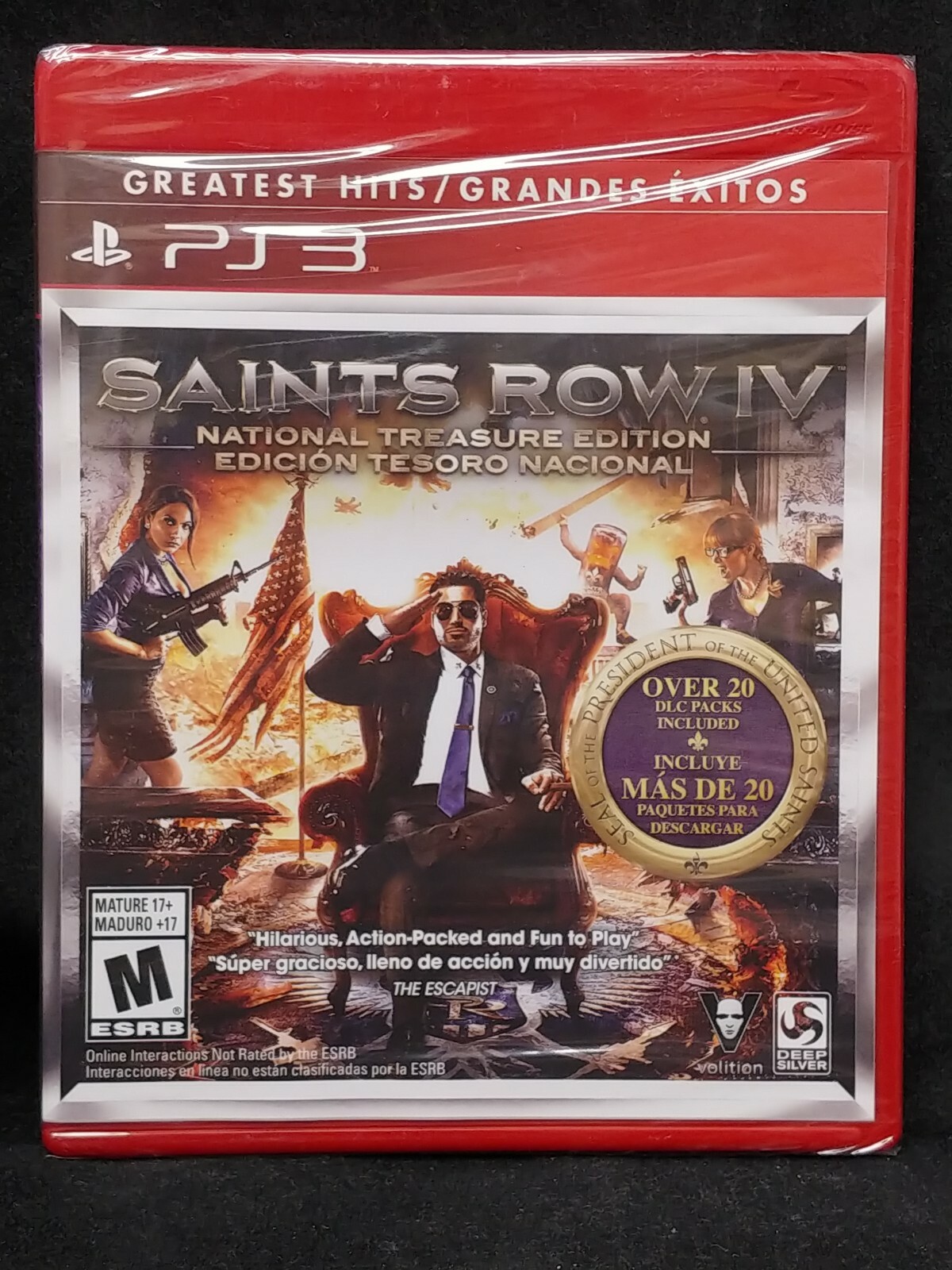SAINTS ROW　FIRST EDITION PREMERA EDICION Saints Row IV National Treasure Edition (Greatest Hits) (PS3
