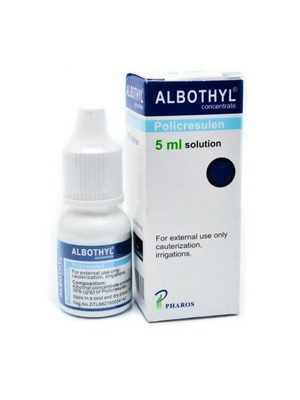 2x Albothyl Concentrate Policresulen Antitrichomonal Candidal Agent For Thrush