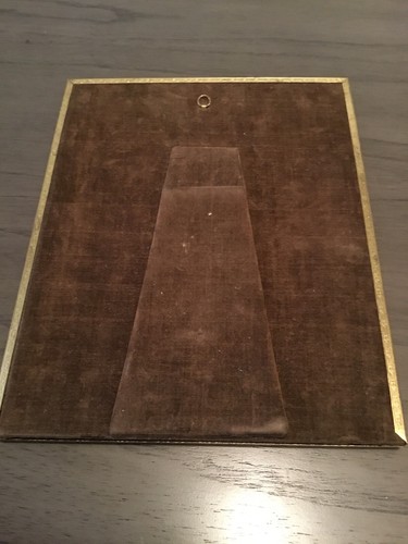 Vintage 8 X 10 Arched Metal Photo Face Framing Picture Photo Frame 44/STM