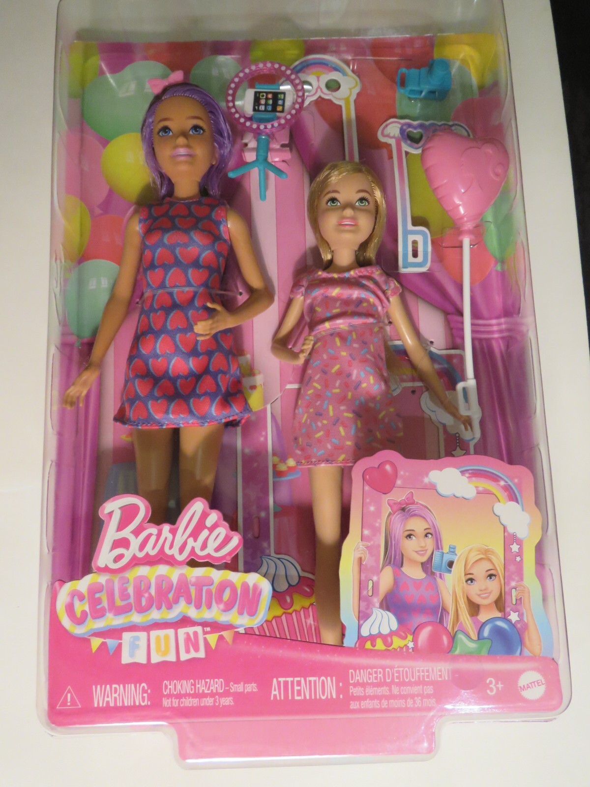 Barbie Celebration Fun Photobooth Playset Skipper & Stacie
