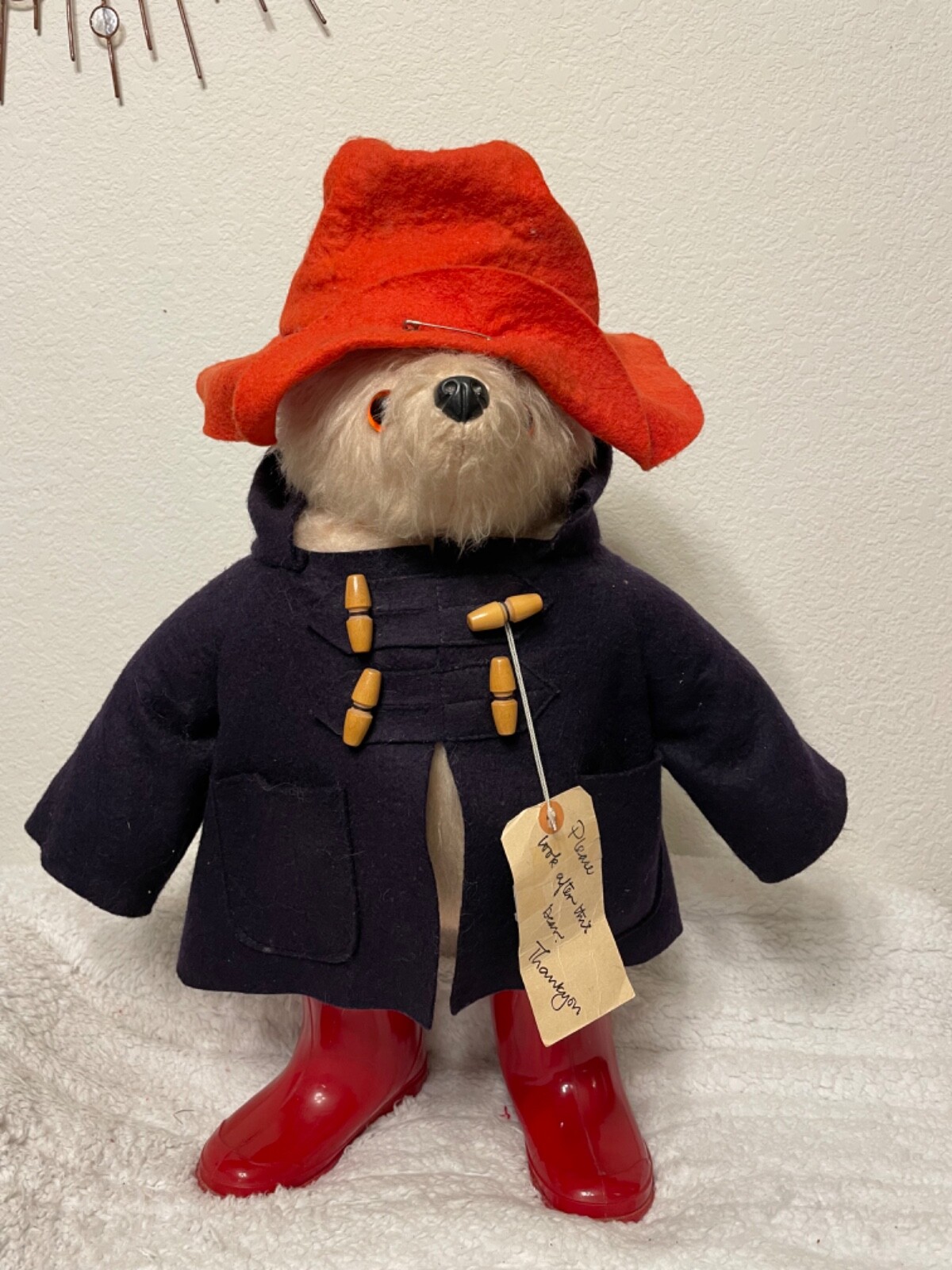 Gabrielle Desaigns パディントンPADDINGTON BEAR Paddington Bear by Gabrielle designs 1980's Original Sitting
