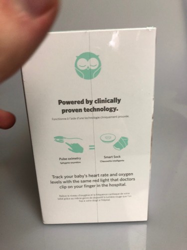Owlet Smart Sock 2 Baby Heart Rate & Oxygen Level Health Monitor NEW in BOX