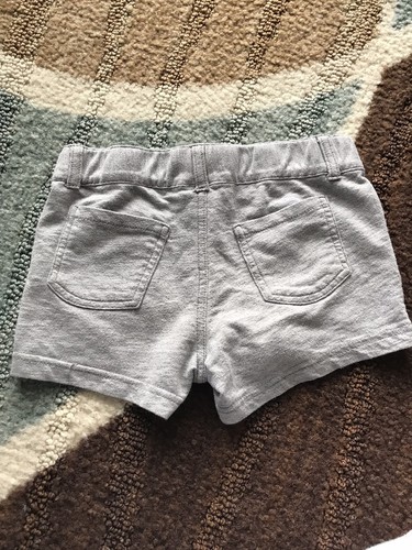 Girls Size 6/6x Faded Glory Grey Cotton Shorts