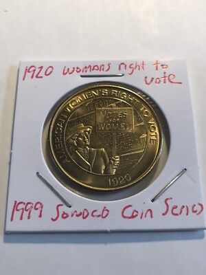 Sunoco Millennium Coin Series 1999 American Women's Right to Vote