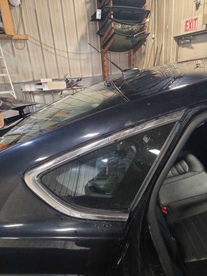 Used Right Quarter Glass fits: 2016 Ford Fusion Chrome on top and bottom
