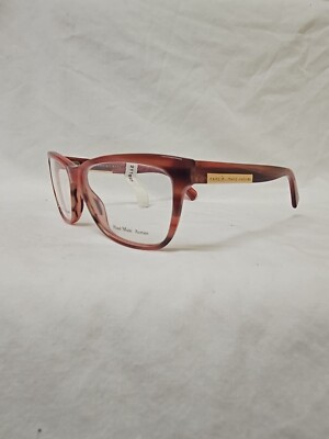 Marc by Marc Jacobs Womens Eyeglasses 618 KVN Striped Burgundy 55 14 140 Square