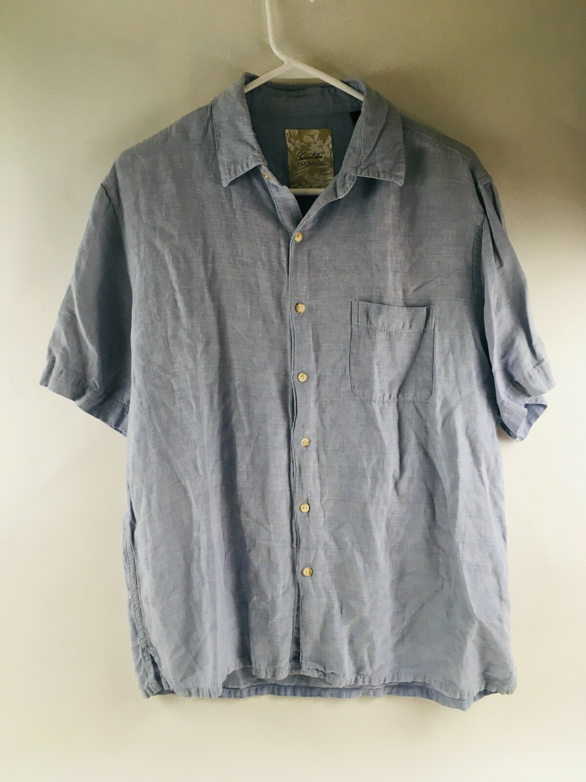 トップス Jasso Ella cashmere polo shirt navy Jasso Ella Island Shirt Men's Size Large Blue Short Sleeve