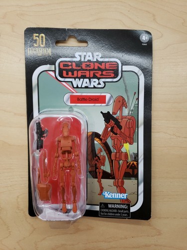 Star Wars Vintage Collection Battle Droid Clone Wars Figure VC216 Near Mint Cond