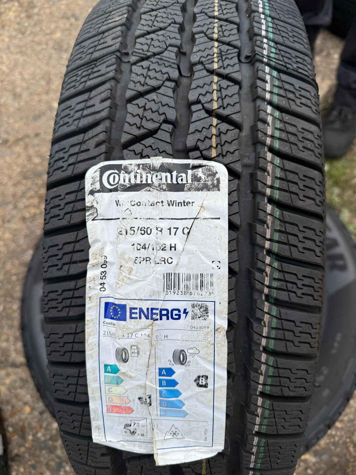 New 215 60 17C Continental, Winter, 104/102H, x1 Single Tyre (F1_tyres) YD180