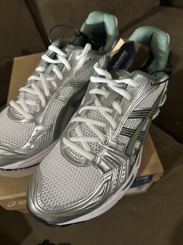 靴 asics GEL-KAYANO 14 WHITE/SLATE GREY Asics Men's Gel-Kayano 14 White/Slate Grey – West NYC