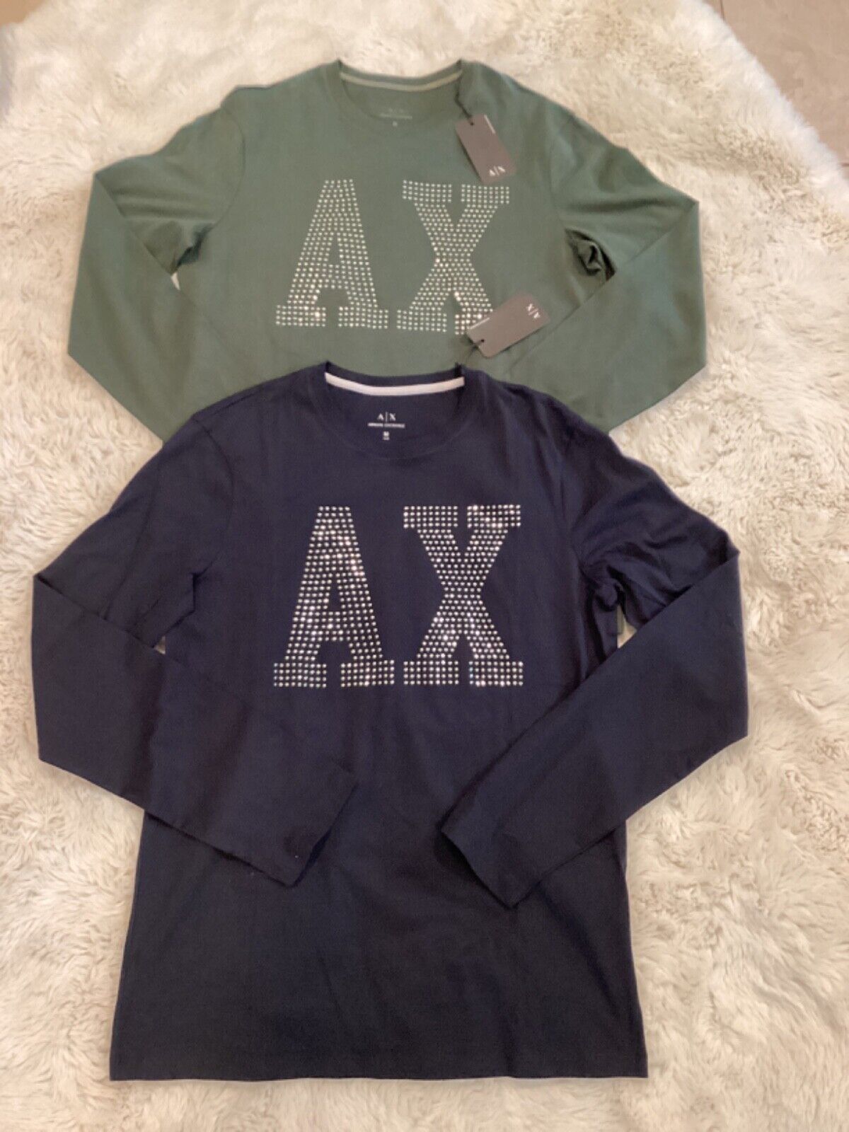 Armani exchange long sleeve T-shirt Embroidered 7VZTHm Armani exchange long sleeve T-shirt Embroidered 7VZTHm