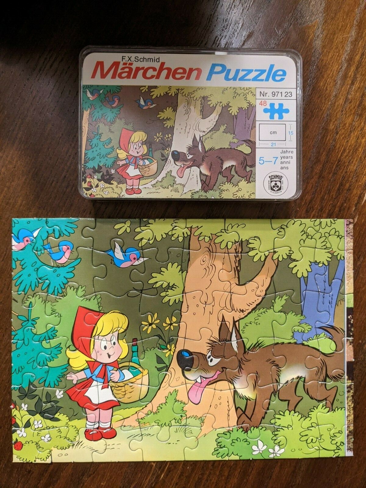 Fairytale Jigsaw Puzzle By F.X.Schmid ( No. 97123) 48 Pieces