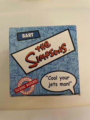 The Simpsons Bart Burger King Wristwatch Watch New in box never used