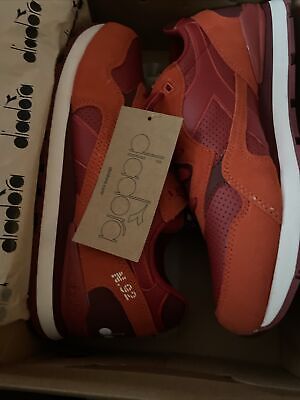 Diadora N.92 Shade 45017 Cherry Tomato Red Sneaker Shoes Men s Size 11