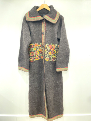 Floor length store sweater coat