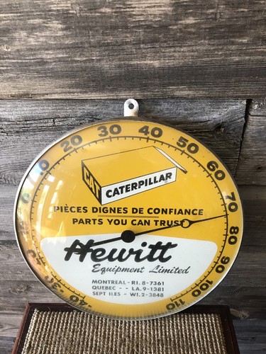 Vintage Caterpillar Thermometer