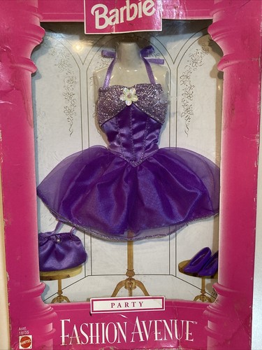 Barbie Fashion Avenue Party Purple Dress (box Wear) NIP NRFP