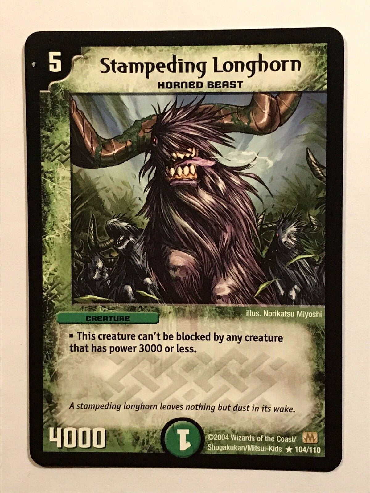 デュエルマスターズ Stampeding Longhorn 2004 Stampeding
