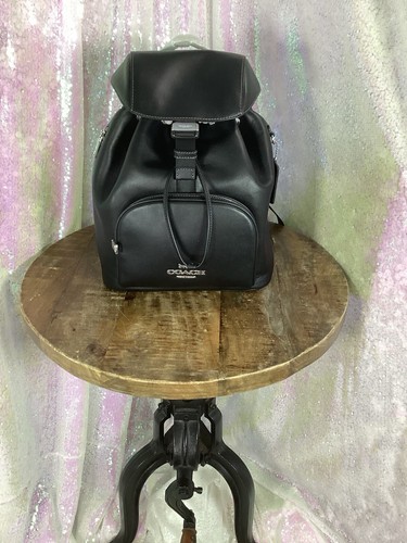 Coach Pace Black Medium Leather Backpack AUTHENTIC NWT | eBay